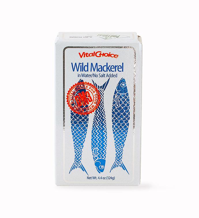 Wild Mackerel in Water - no added salt or oil